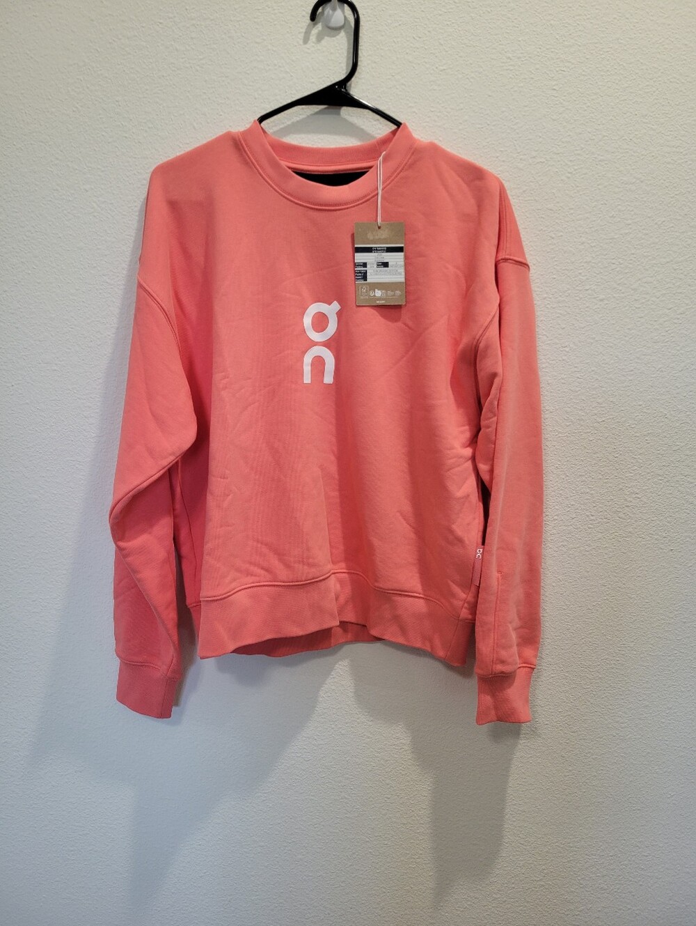 NWT ON Cloud ON Running Crew Neck Running Sweatshirt Organic Cotton Size Small